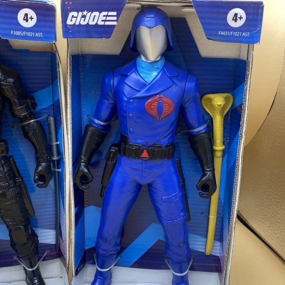 Hasbro GI Joe Lot Of 3 Snake Eyes Cobra Commander Roadblock Action Figures New - Picture 2 of 7